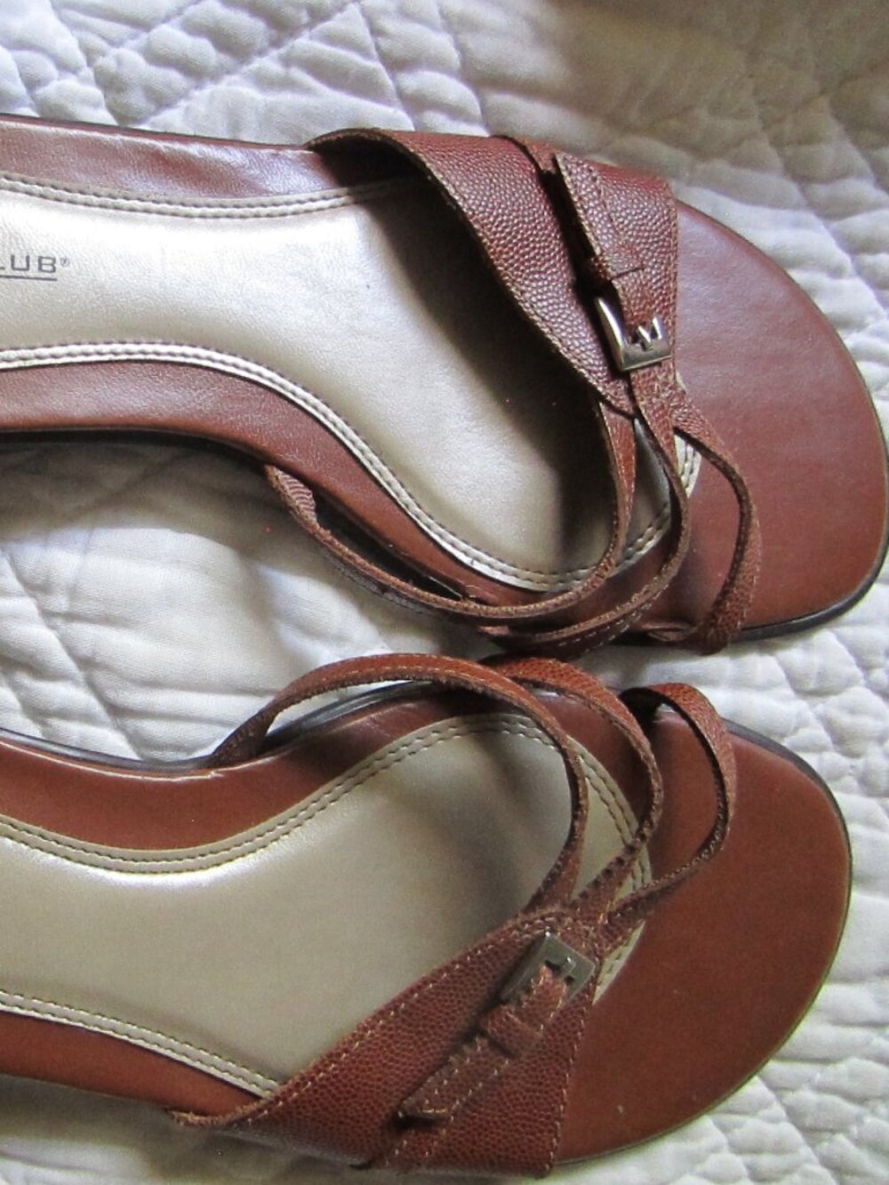 Montego Bay Club Brown Strappy Sandals